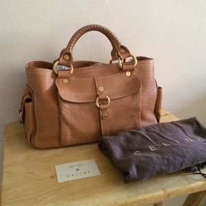 Pre-owned Celine Booggie Handbag in color camel